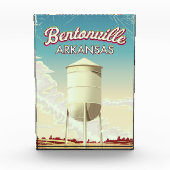 Bentonville, Arkansas reisposter. Fotoblokken (Voorkant)