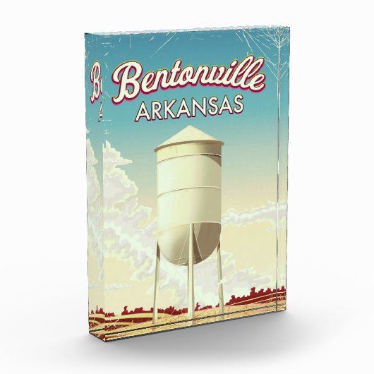 Bentonville, Arkansas reisposter. Fotoblokken (Links)