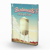 Bentonville, Arkansas reisposter. Fotoblokken (Rechts)