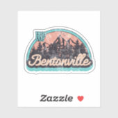 Bentonville, Arkansas Sticker (Vel)