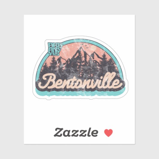Bentonville, Arkansas Sticker (Vel)