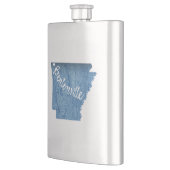 Bentonville Arkansas Wood Grain Flacon (Links)