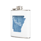 Bentonville Arkansas Wood Grain Heupfles (Links)