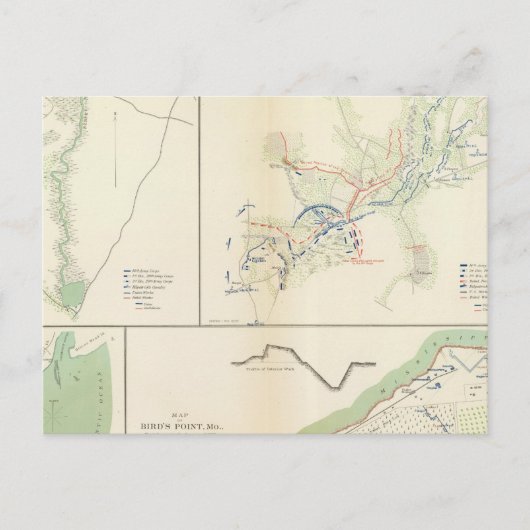 Bentonville, NC Briefkaart (Voorkant)