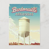 Bentonville, reisposter Arkansas. Briefkaart (Voorkant)