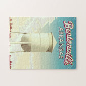 Bentonville, reisposter Arkansas. Legpuzzel (Horizontaal)