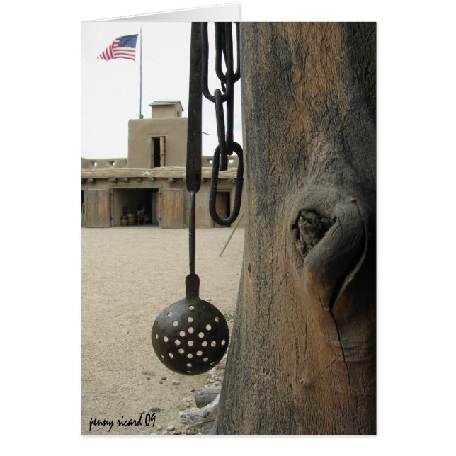 Bents Old Fort Card (Voorkant)