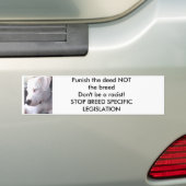BENUTTE DE GEDEELTE NIET DE BREED BUMPERSTICKER (Op auto)