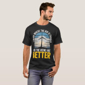 Benutting Van De Wind En Mijn Geduld Windtechnicus T-shirt (Voorkant volledig)