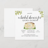 Benvenuti Italia Bridal Shower Uitnodiging (Voorkant / Achterkant)