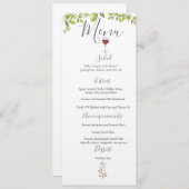 Benvenuti Italia huwelijksmenu Save The Date (Voorkant / Achterkant)