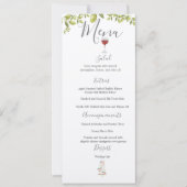 Benvenuti Italia huwelijksmenu Save The Date (Voorkant)