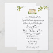 Benvenuti Italia Villa bruiloft uitnodiging (Voorkant / Achterkant)