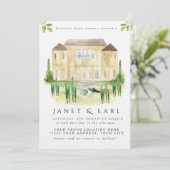 Benvenuti Italia Wedding Invitations Kaart (Staand voorkant)