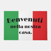 Benvenuti Nella Nostra Casa Vlag van Italië Deurmat (Voorkant)