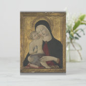 Benvenuto di Giovanni - Virgin en Child Kaart (Staand voorkant)
