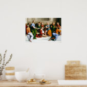 Benvenuto Tisi Christus die de voeten van de disci Poster (Keuken)