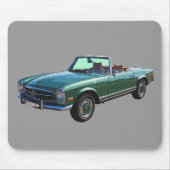 Benz 280 Convertibel SL van Mercedes Muismat (Voorkant)