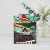 Benza | Sunset Stage @ Rainbow Serpent '09 Briefkaart (Staand voorkant)