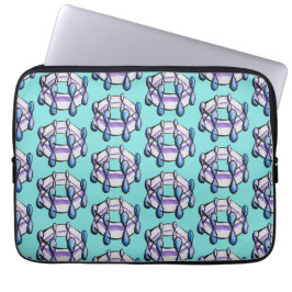 Benzeen Molecule Art Organische Chemie Patroon Laptop Sleeve