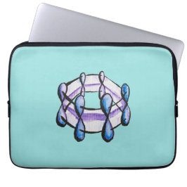 Benzene Molecule Organic Chemistry Student Teacher Laptop Sleeve