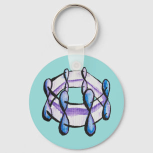 Benzene Molecule Organic Chemistry Student Teacher Sleutelhanger