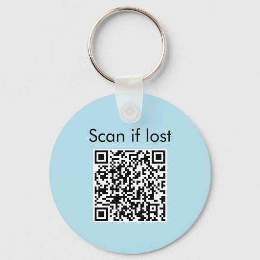 Benzene Molecule QR Code Organic Chemistry Science Sleutelhanger (Achterkant)