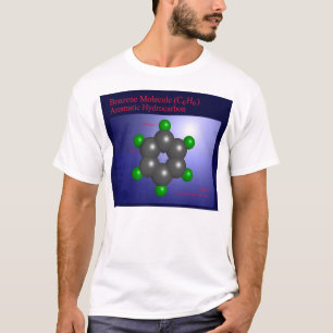 Benzene Molecule (voorzijde) T-shirt