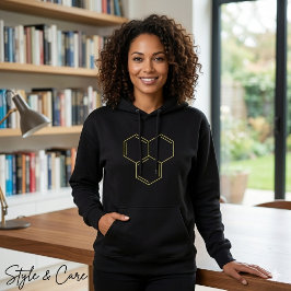 Benzene Ring Chemisch Diagramma merk Dames Hoodie