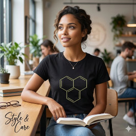 Benzene Ring Chemisch Diagramma merk Women's T-Shi T-shirt