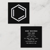 BENZENE RING SYMBOL VIERKANTE VISITEKAARTJE (Voorkant / Achterkant)