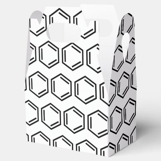 BENZENE RING SYMBOOL BEDANKDOOSJES (Geopend)