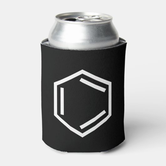 BENZENE RING SYMBOOL BLIKJESKOELER (Blikje Voorkant)