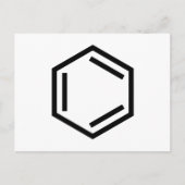 BENZENE RING SYMBOOL BRIEFKAART (Voorkant)