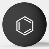 BENZENE RING SYMBOOL DIE PONG BALL PINGT (Voorkant)