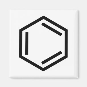 BENZENE RING SYMBOOL MAGNEET