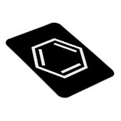 BENZENE RING SYMBOOL MAGNEET (Rechterzijde)