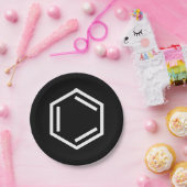 BENZENE RING SYMBOOL PAPIEREN BORDJE (Feest)
