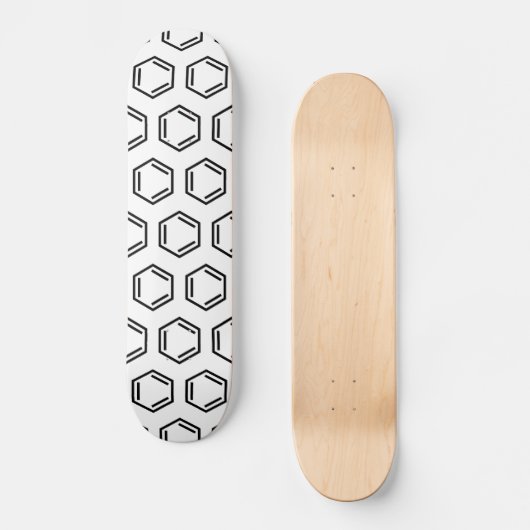 BENZENE RING SYMBOOL PERSOONLIJK SKATEBOARD (Voorkant)