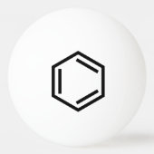 BENZENE RING SYMBOOL PINGPONGBAL (Voorkant)