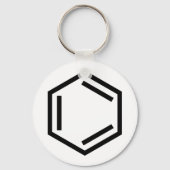BENZENE RING SYMBOOL SLEUTELHANGER (Voorkant)