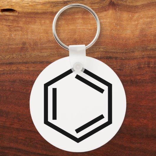 BENZENE RING SYMBOOL SLEUTELHANGER (Voorkant)