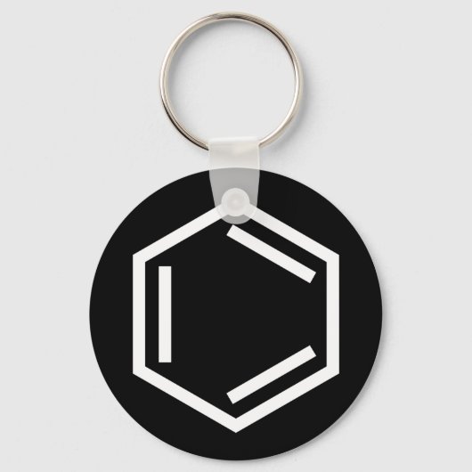 BENZENE RING SYMBOOL SLEUTELHANGER (Voorkant)