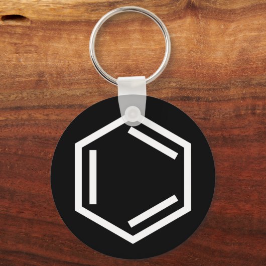 BENZENE RING SYMBOOL SLEUTELHANGER (Voorkant)