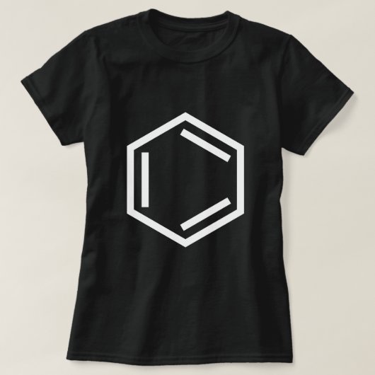 BENZENE RING SYMBOOL T-SHIRT (Design voorkant)