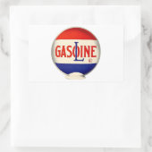 Benzine  Adverteren Rechthoekige Sticker (Tas)