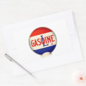 Benzine  Adverteren Rechthoekige Sticker (Envelop)