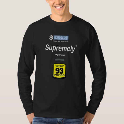 Benzine Benzinepomp Extreem duur T-shirt (Voorkant)