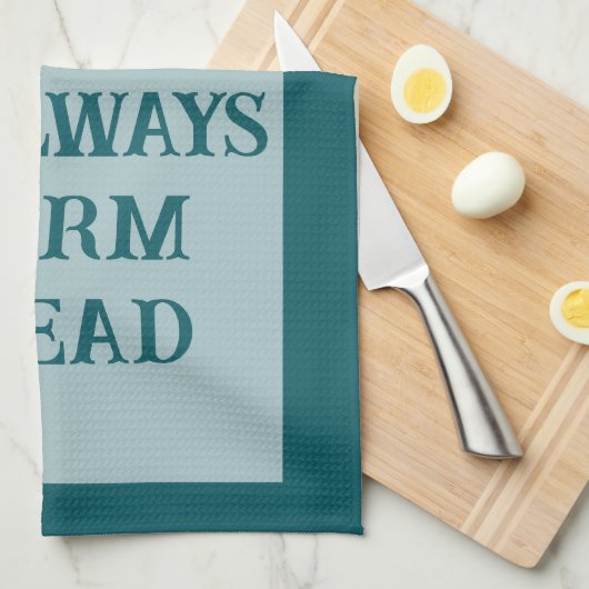 Benzine Blauw - Wit Theedoek (Quarter Fold)