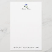 Benzine gebergte briefpapier (Voorkant)